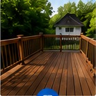 Deck and fence staining